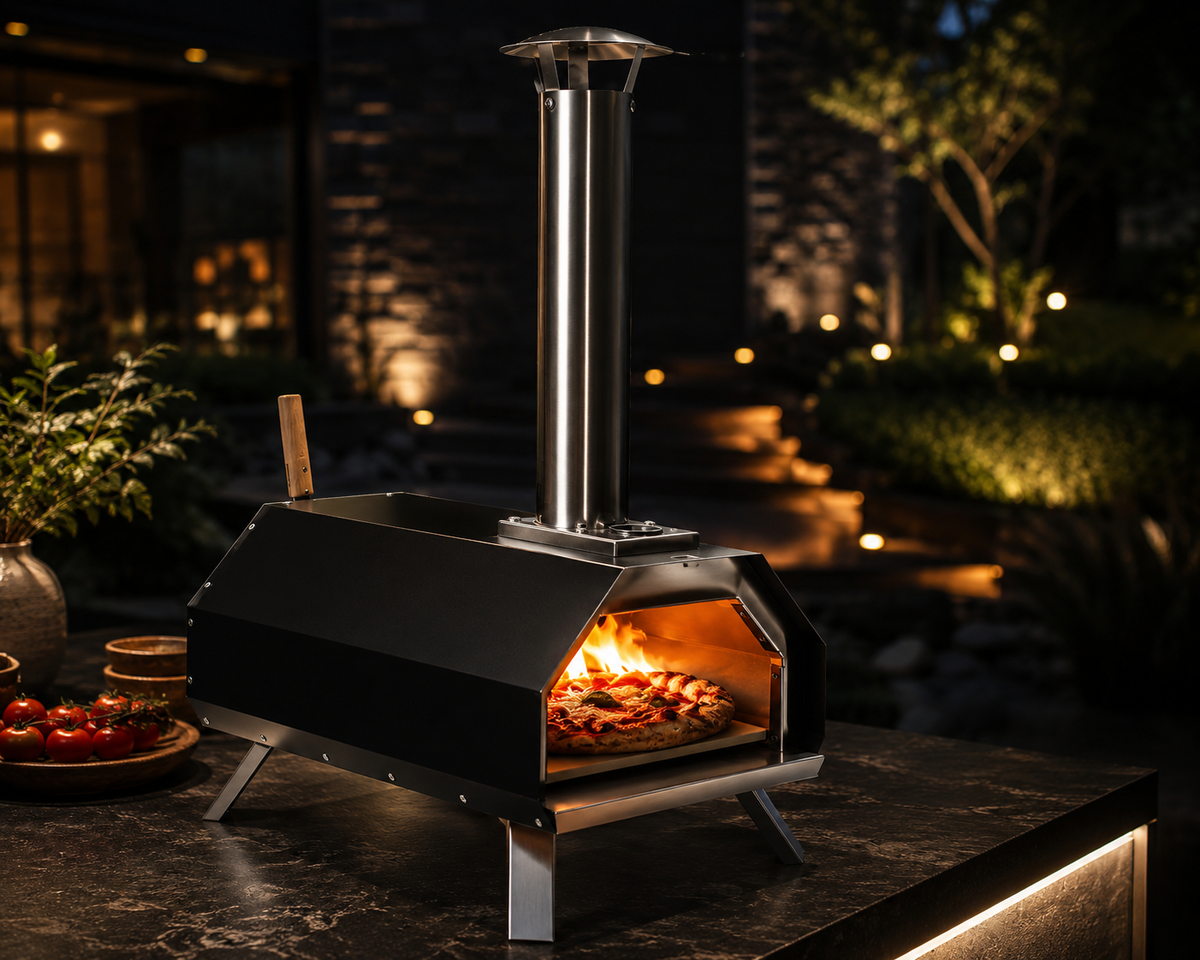 Four à Pizza d'Extérieur Multi-Combustibles - Vulcano Impero