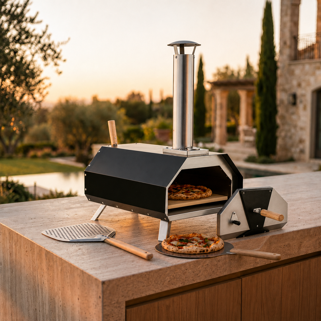 Four à Pizza d'Extérieur Multi-Combustibles - Vulcano Impero
