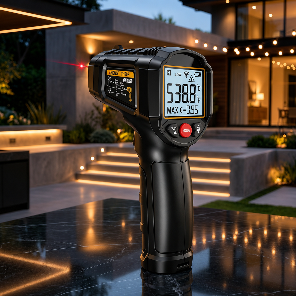 Thermomètre Infrarouge Laser Haute Précision - Vulcano Sonde